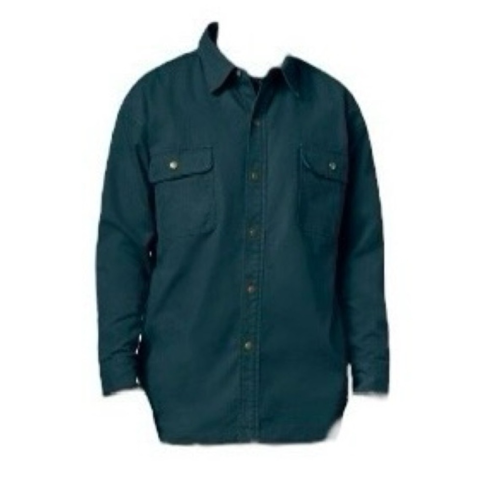 NWOT. Mens Dakota WorkPro Fleece Lined Micro-Sanded Duck Outdoor Work Shirt L-XL